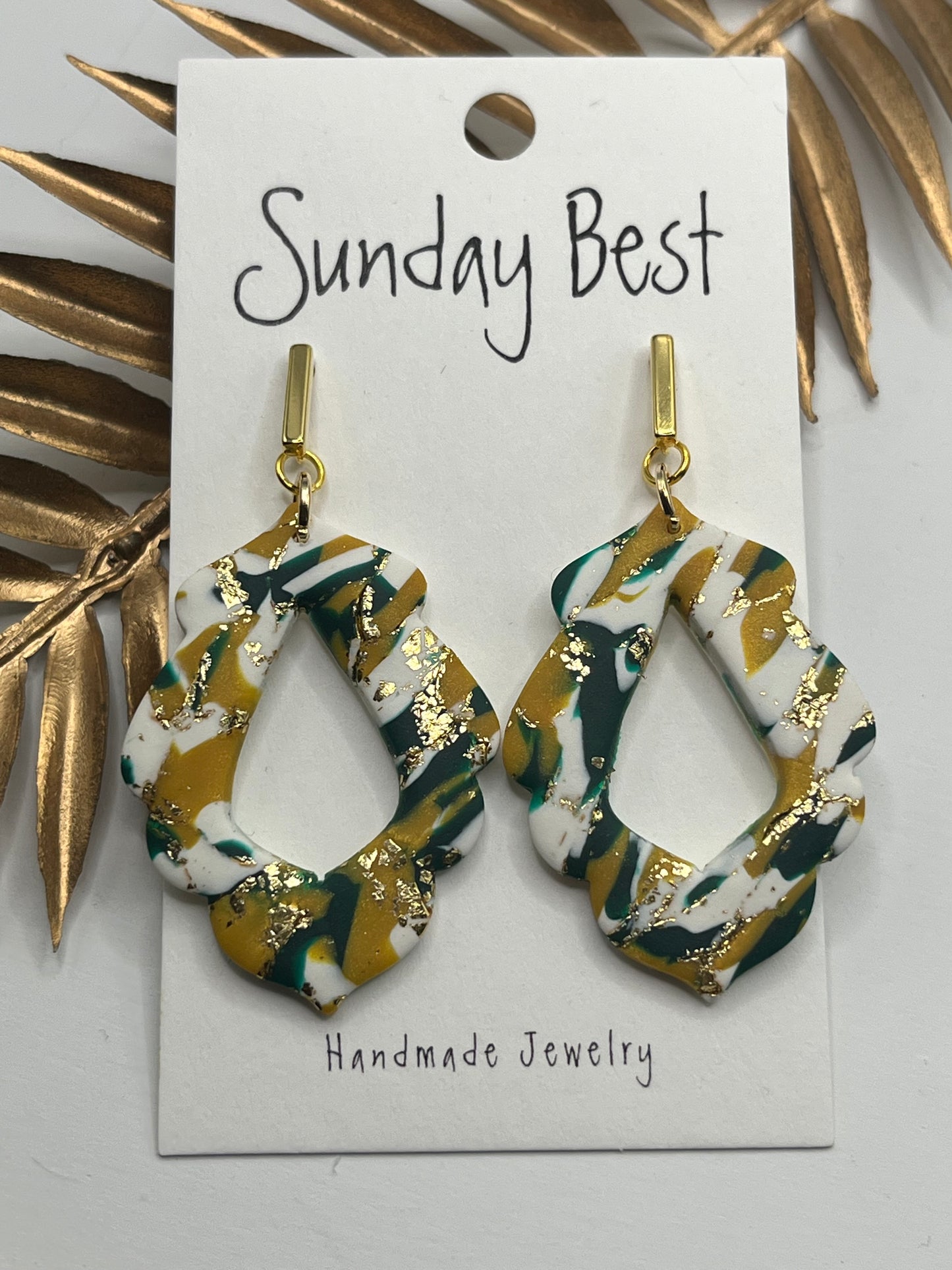 Green & Gold Marble