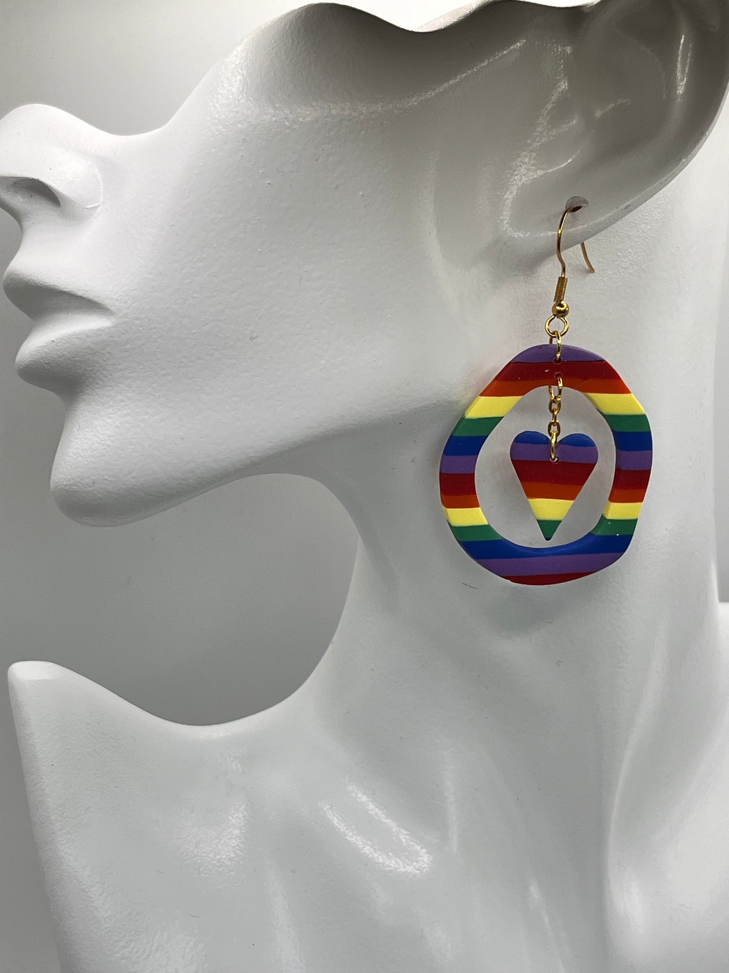 Pride Heart Dangles