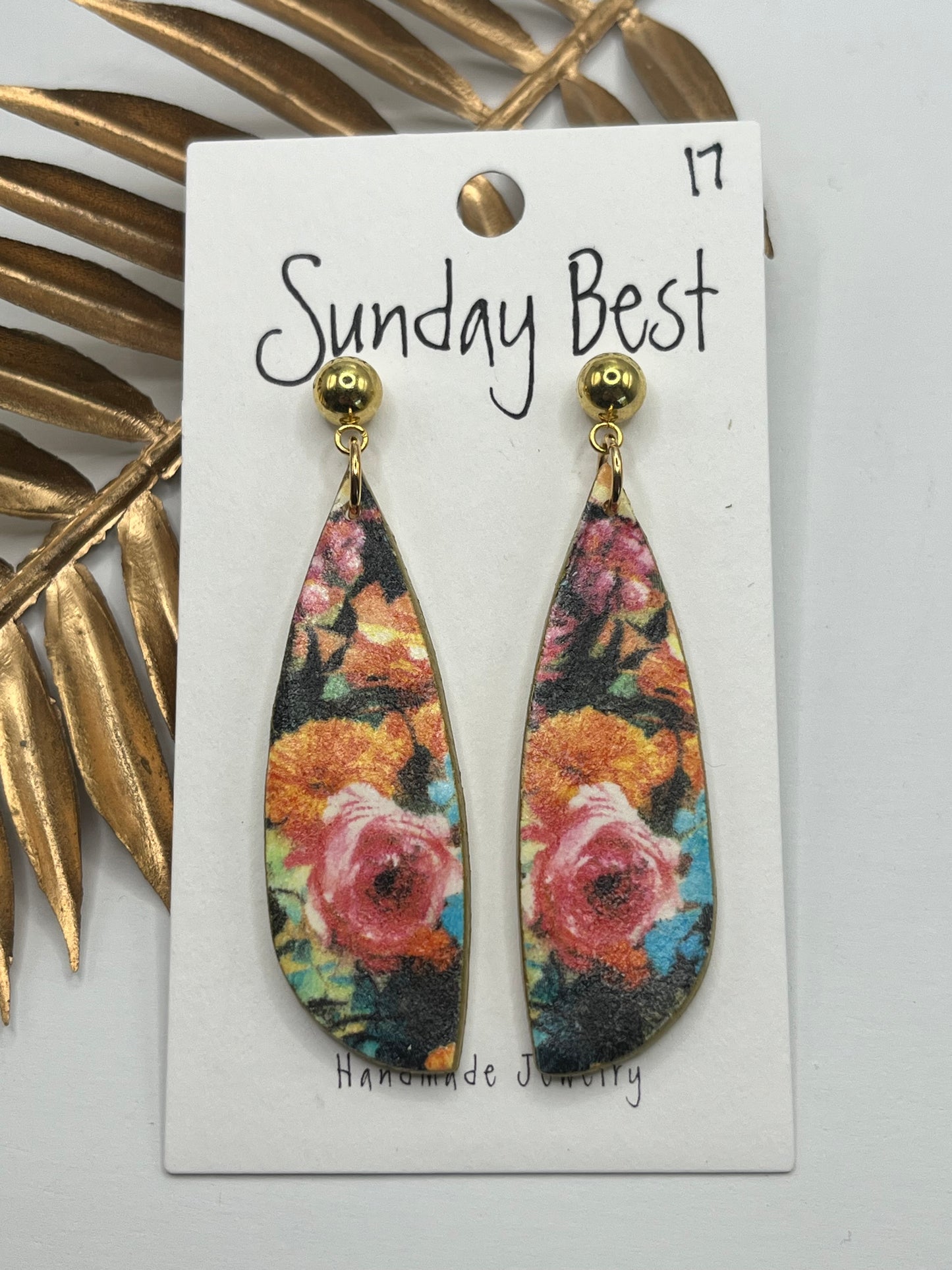 Fall Floral Dangles