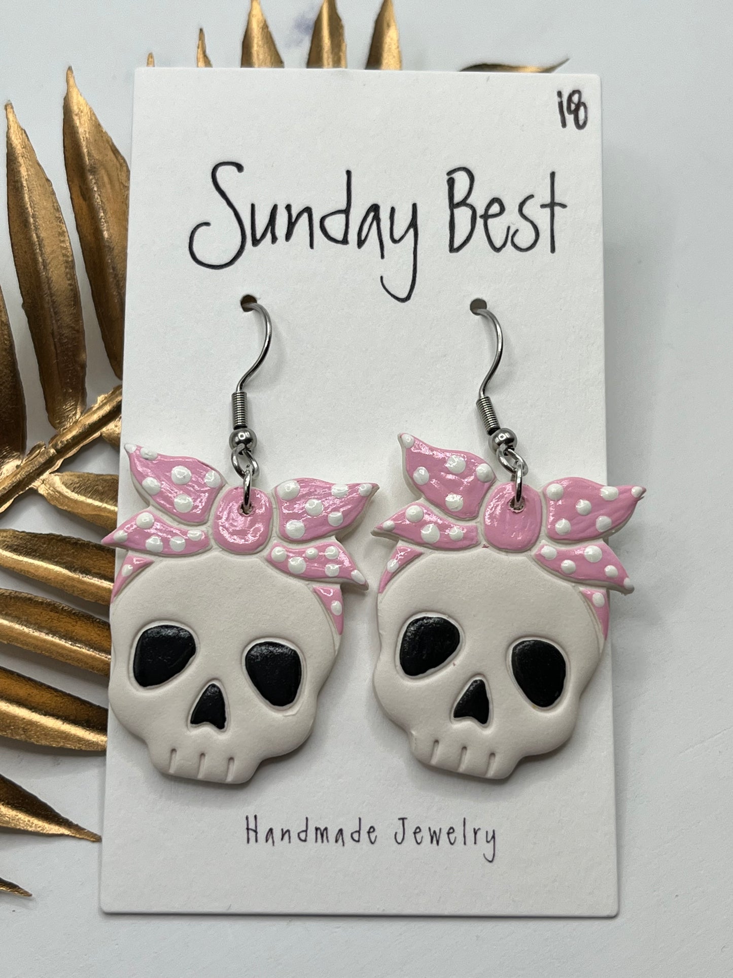 Pink Bandana Skulls