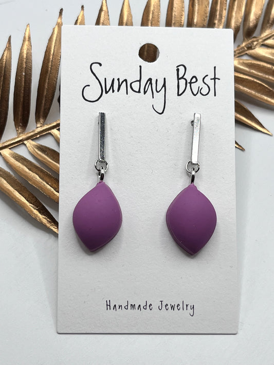 Puffy Purple Dangles