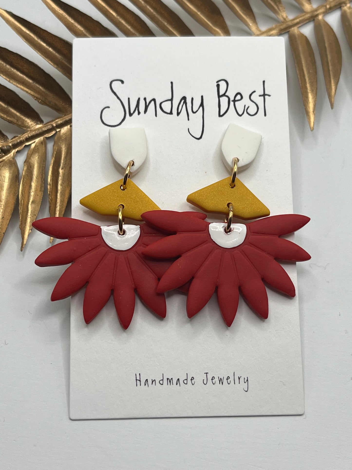 KC Flower Statement Earrings