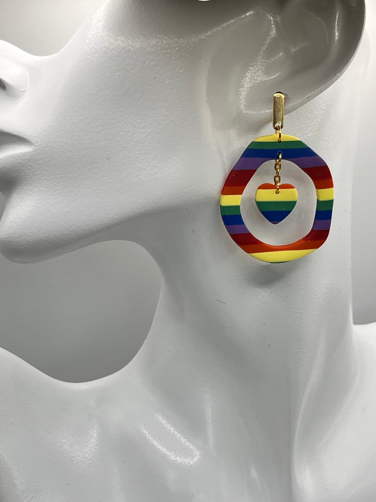 Pride Heart Dangles