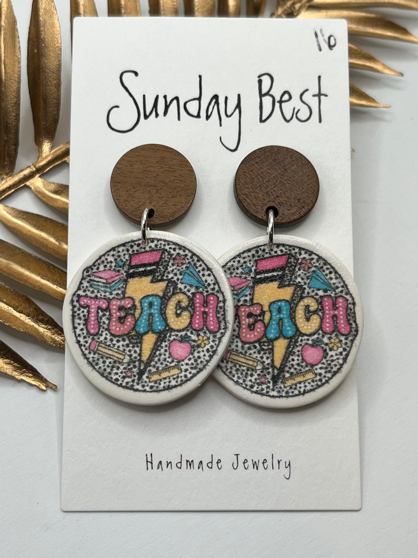 Teach Earrings