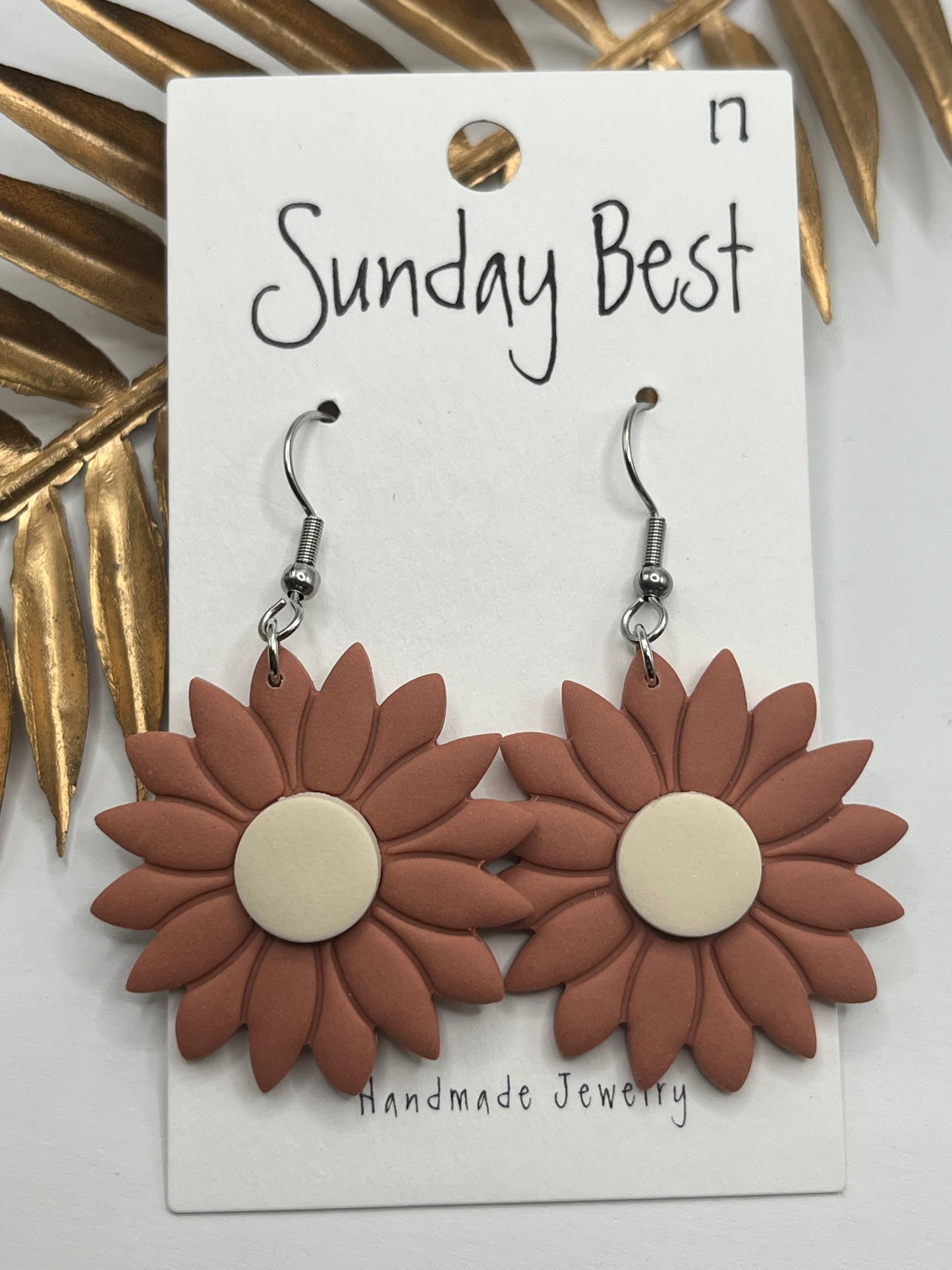 Terra Cotta Sunflowers