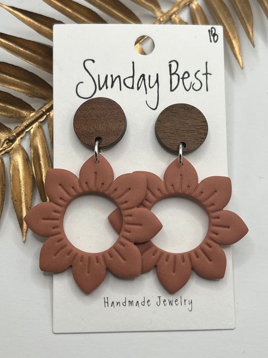 Terra Cotta Sunflowers