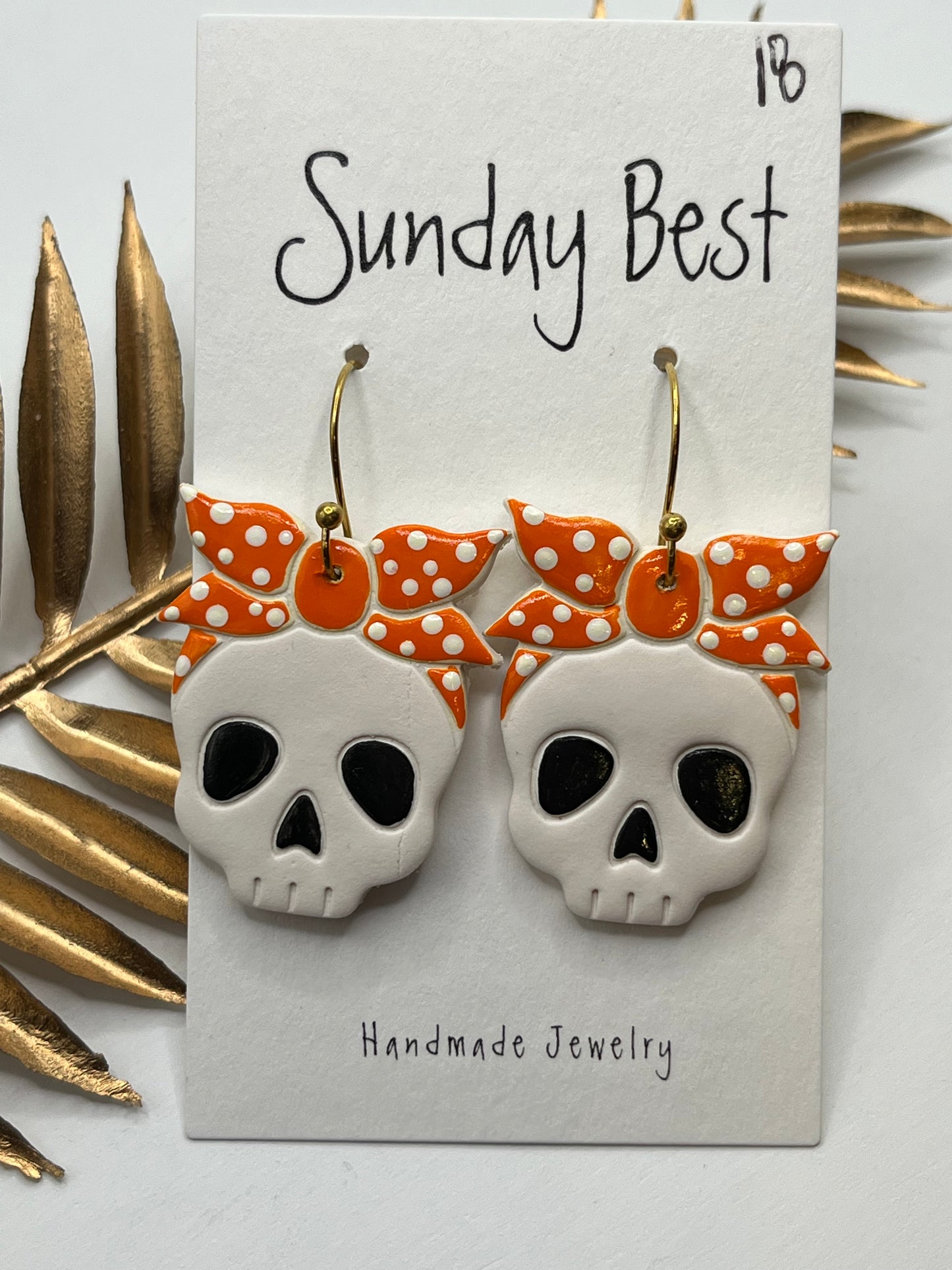 Orange Bandana Skulls